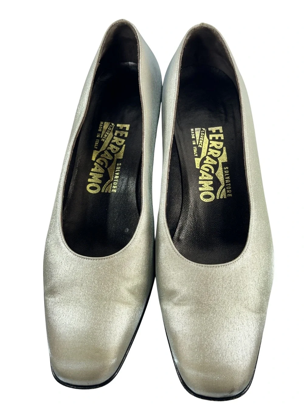 Salvatore Ferragamo Women’s Metallic Pumps | Made In Italy